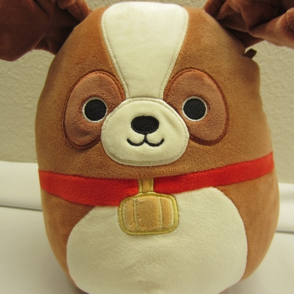 Squishmallows 8" Sassafras the Saint Bernard PLUSH DOG‎ High 9'' - Picture 2 of 14